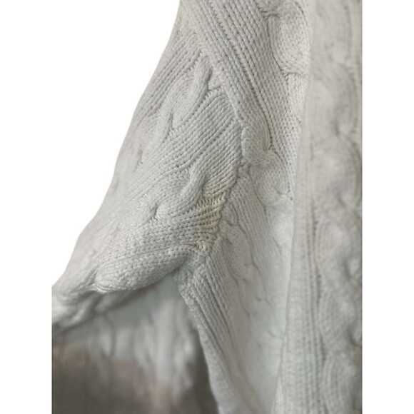 Polo Sport Ralph Lauren Hand Knit Sweater XL Men's Cotton V-Neck Vintage - Picture 3 of 6